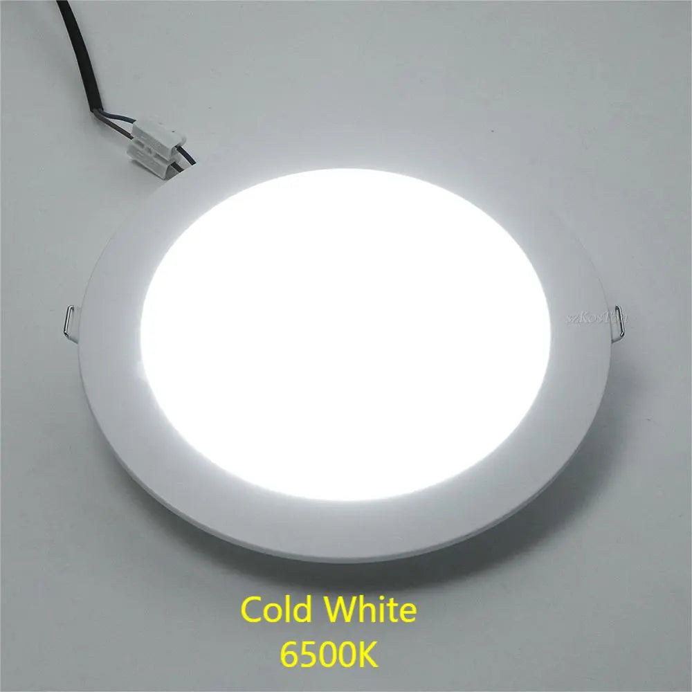 10pcs/Lot LED Downlight 5W 7W 9W 12W 20W 220V Recessed Ceiling Lamp  Round LED Panel Down Lights Spotlight Lighting-Masscheap
