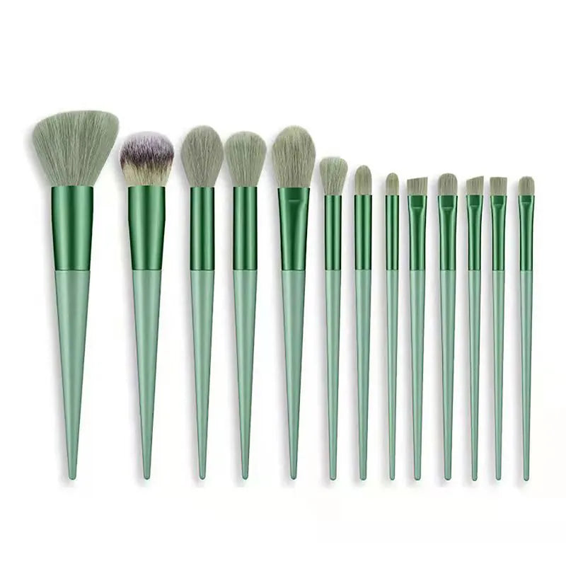 13Pcs Makeup Brush Set Make Up Concealer Brush Blush Powder Brush Eye Shadow Highlighter Foundation Brush Cosmetic Beauty Tools-Masscheap
