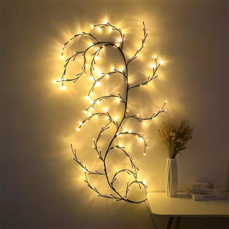 144 LEDs Lighted Vine Tree for Home Bendable Branch Lights Indoor Willow Tree Lights for Christmas Party Wall Bookshelf Mantel-Masscheap