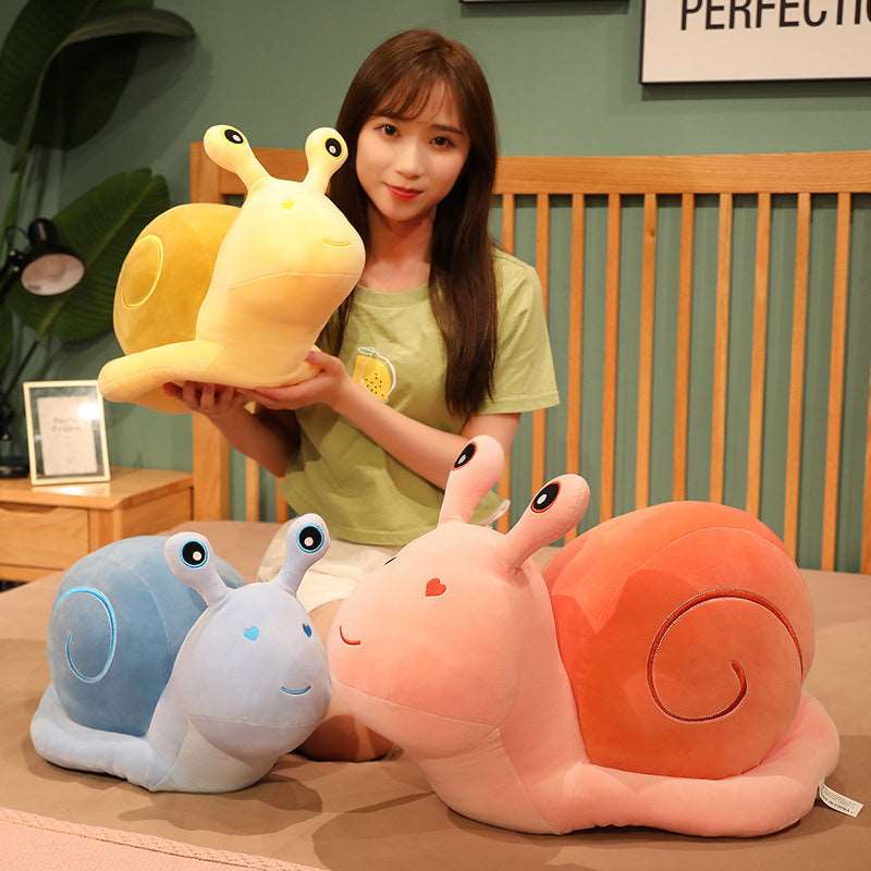 20-30cm Cartoon Snails Plush Toys Lovely Animal Pillow