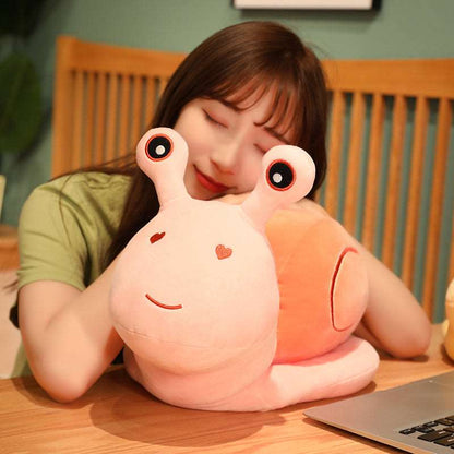 20-30cm Cartoon Snails Plush Toys Lovely Animal Pillow