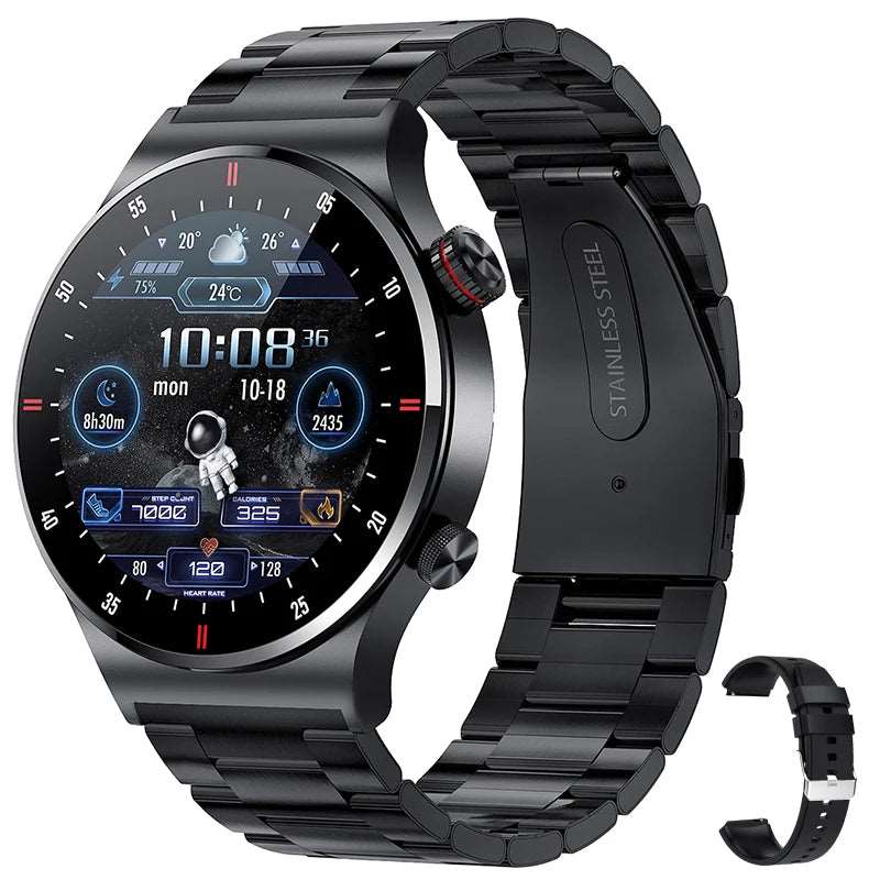 2022 New Bluetooth Call Smart Watch Men Sports Fitness
