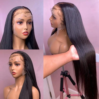 30 40 Inch Straight Lace Front Wig Brazilian 13x4 Lace