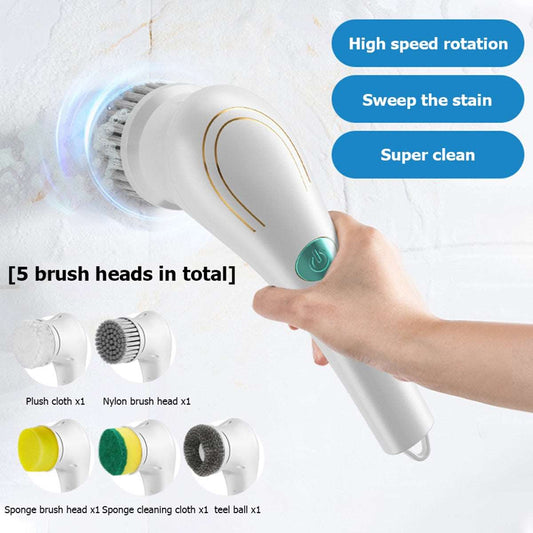 5-in-1Multifunctional Electric Cleaning Brush usb charging