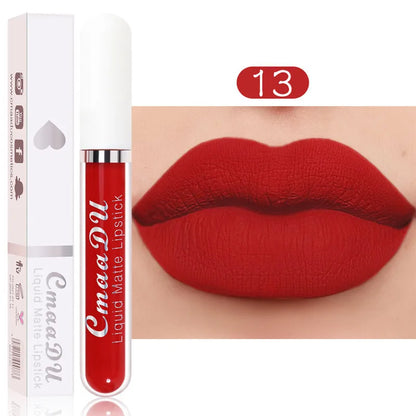 6 Boxes Of Matte Non-stick Waterproof Lipstick - 13