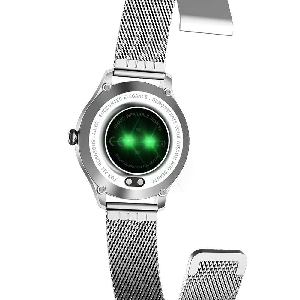 Chivo kw10pro women’s smart Watch - Silver Watch band