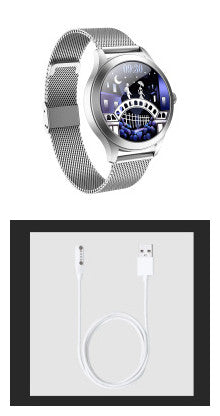 Chivo kw10pro women’s smart Watch - Silver set