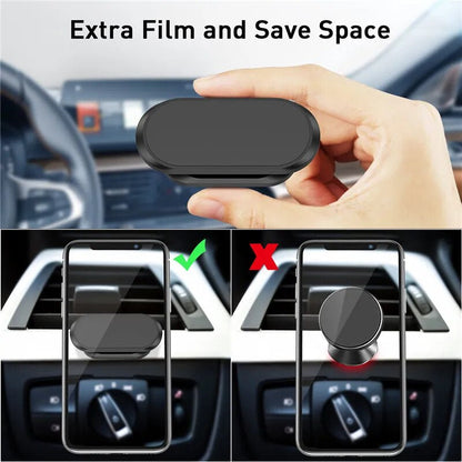 Convenient and Secure Magnetic Car Phone Holder Stand for