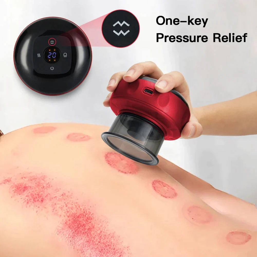Electric Vacuum Cupping Massage Body Cups Anti-Cellulite