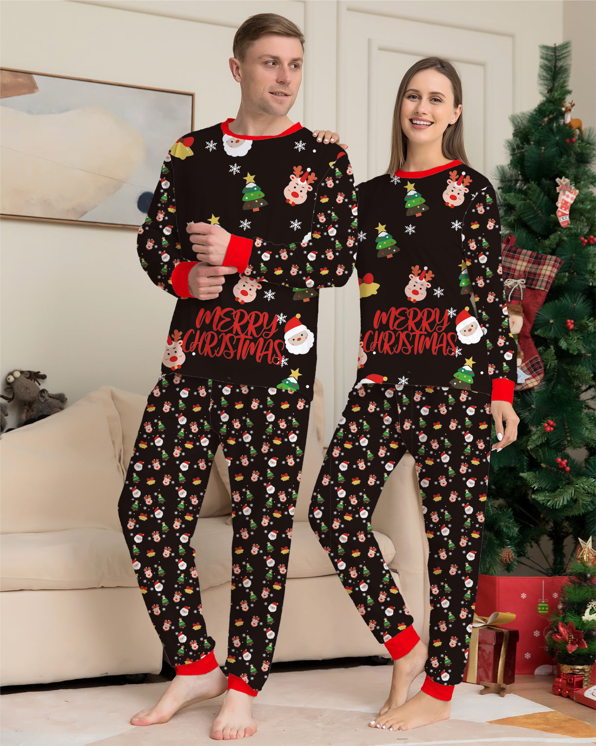 Family Christmas Matching Pajamas Set Christmas Pajamas For