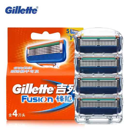 Gillette Fusion Razor Blade 5 Layers Safety Manual Shaving