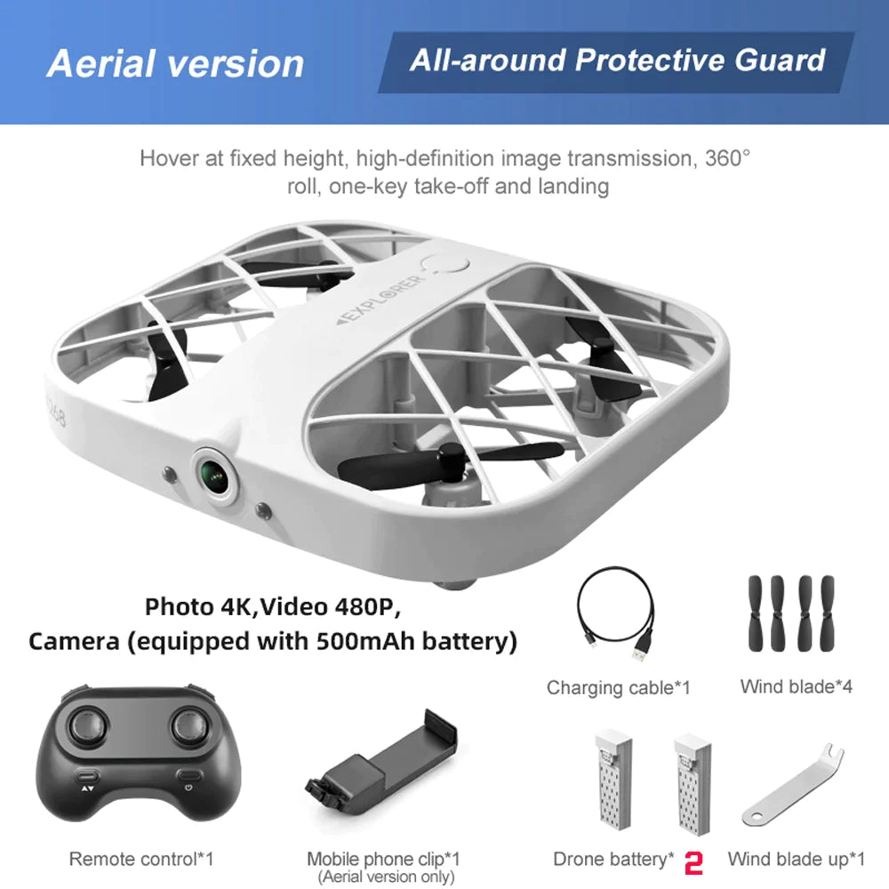 JJRC H107 Mini Drone Dron 8K 4K Quadcopter with Camera
