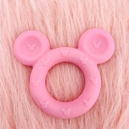 Multi-functional Pink Pig Bear Toy: Teething, Montessori, Sensory Development - Perfect for Baby's Educational Journey-Masscheap