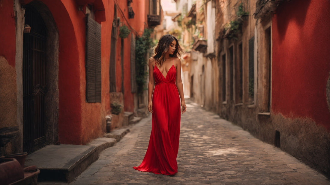 Red Spaghetti Strap Maxi Dress: The Ultimate Choice for a Sexy and Stylish Look