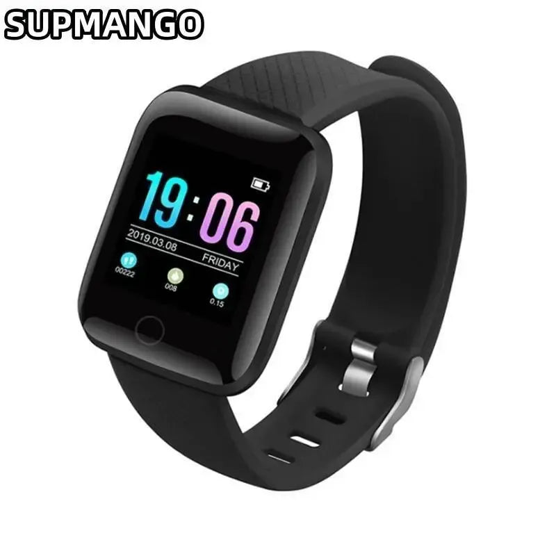 116plu Real Stepcount Smart Watch Multi Function Step Connected Smart Watch For Men And Women Suitable For And Android-Masscheap