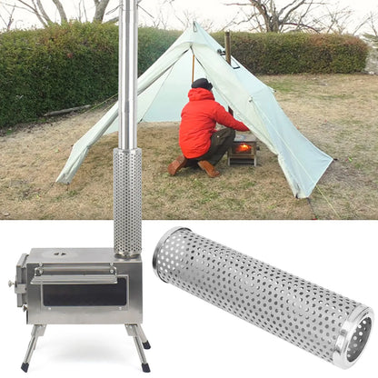 2.36in Stainless Steel Chimney Outdoor Camping Wood Fire