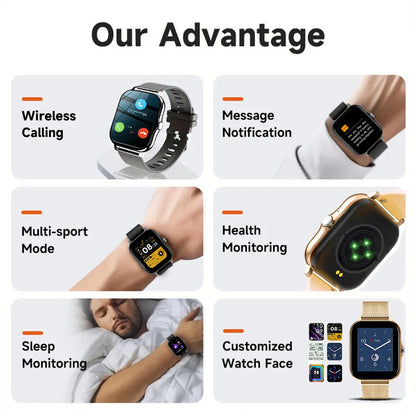 2023 NEW SmartWatch Android Phone 1.44’ Color Screen Full