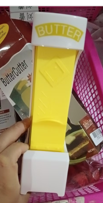 2023 Stick Butter Cutter Cheese Slicer One-Button Dispenser