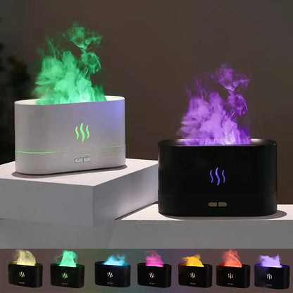 2023New Flame Air Humidifier USB Aroma Diffuser Room