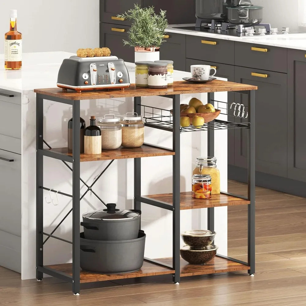 3-Tier Kitchen Baker’s Rack Utility Microwave Oven Stand