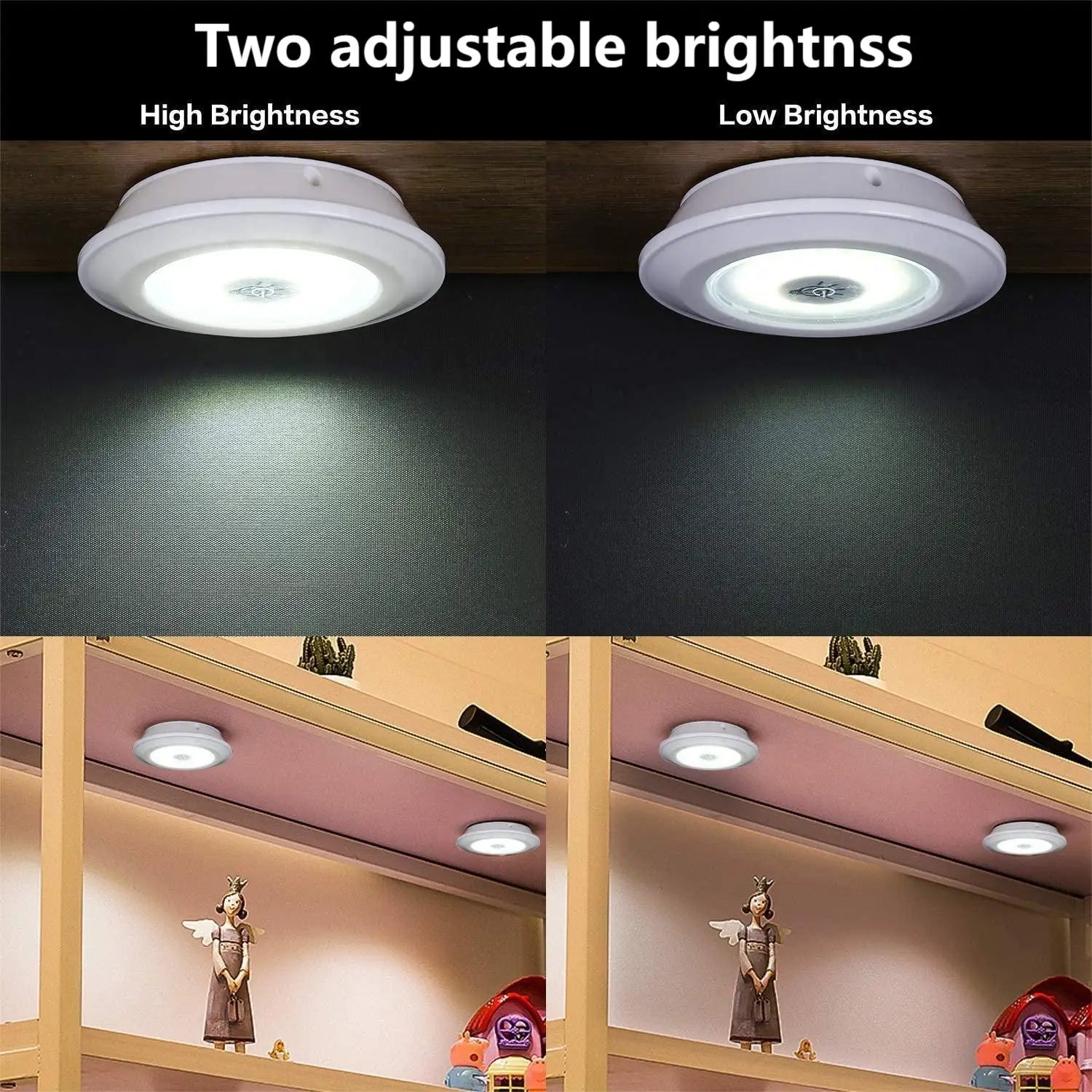 3W Dimmable COB Under Cabinet Light LED Night Light Closet