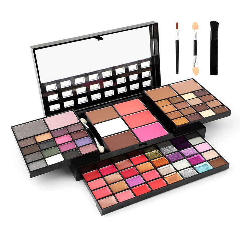 74 Colors Makeup Set Lip Gloss Blush Eyeshadow Highlight