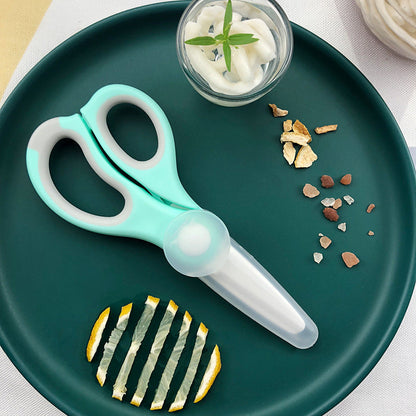 Baby Ceramic Scissors Portable Baby Food Supplement