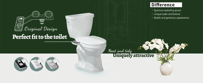 Bidet Toilet Seat Attachment Ultra-thin Non-electric