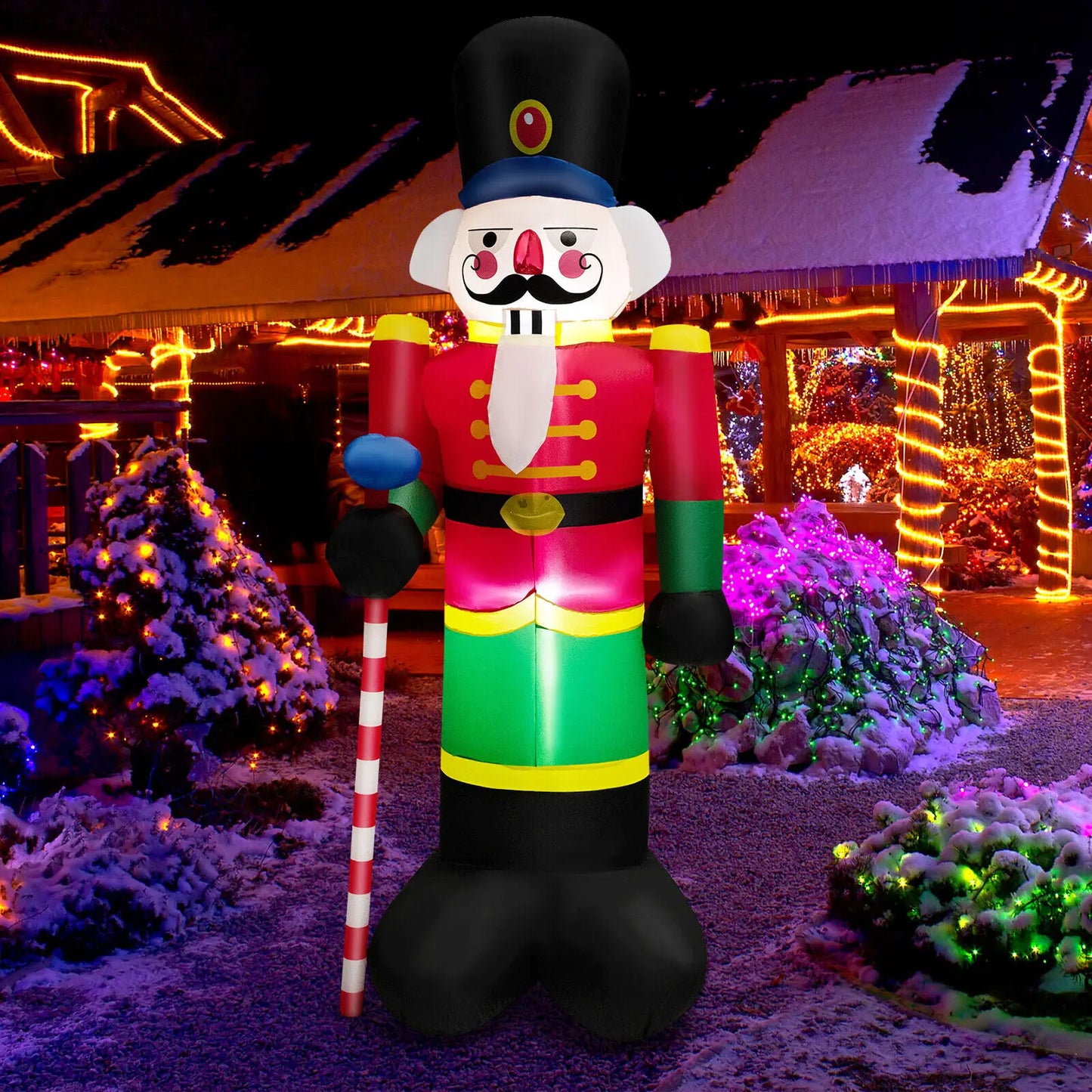 Costway 8FT Inflatable Nutcracker Soldier Blow-up Christmas