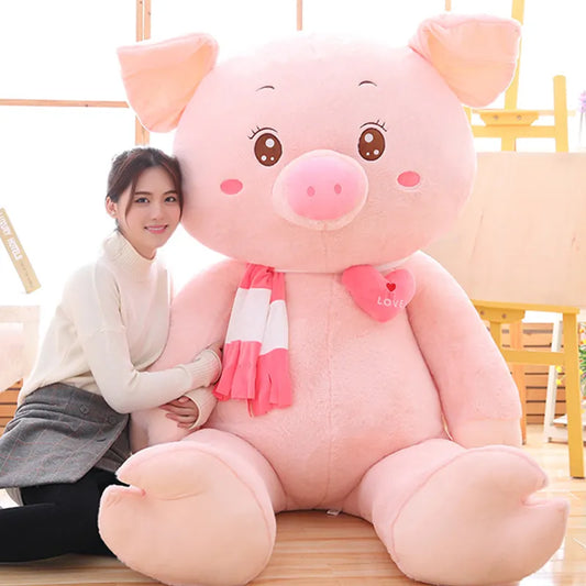 [Funny] Big size 170cm Very cute soft pig baby doll Stuffed