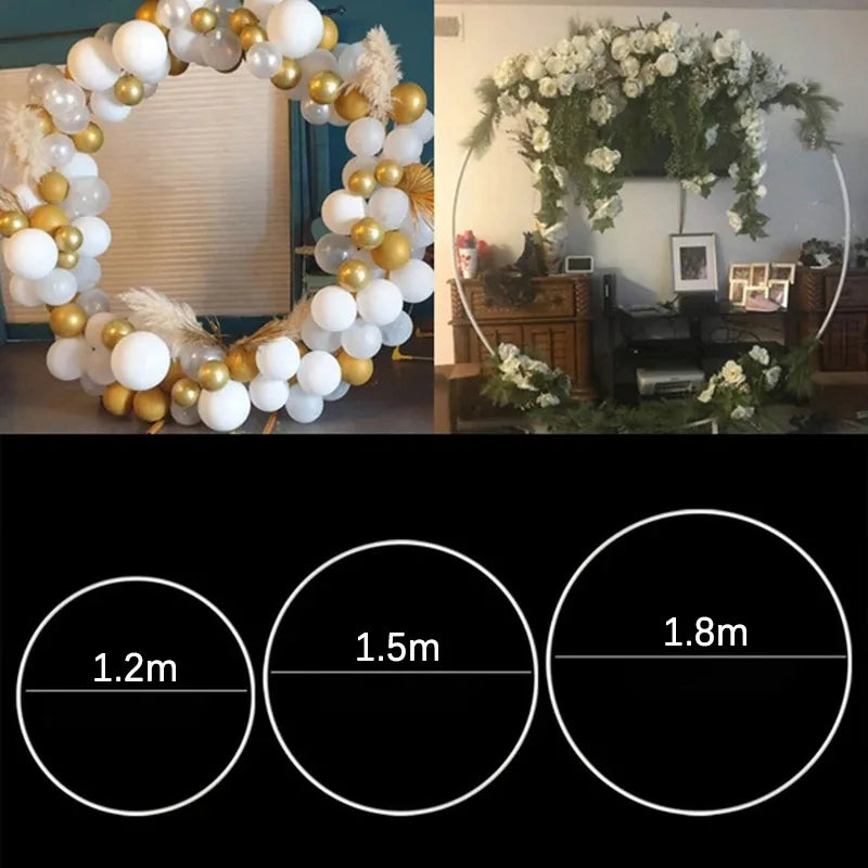 Round Balloon Arch Balloon Circle Stand Holder Frame Ring