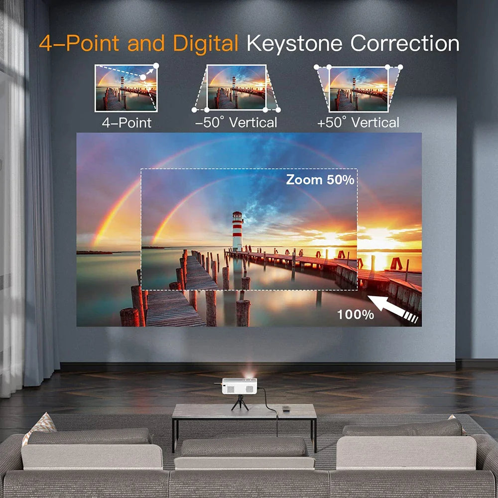 Salange P92 Android Projector 1080P Digital Proyector Wifi