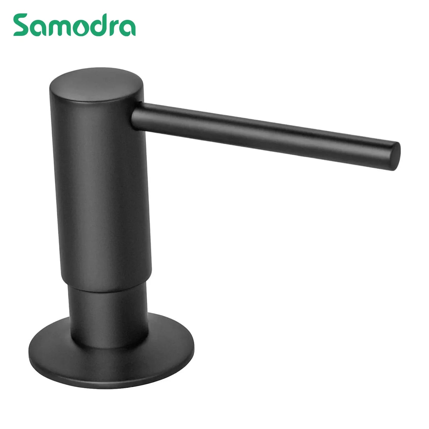Samodra Black Liquid Soap Dispensers Brass Pump Head With