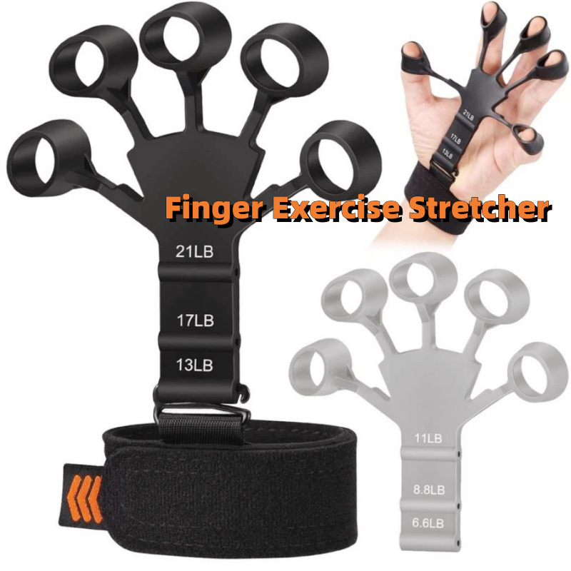 Silicone Grip Device Stretcher Finger Gripper Strength Trainer Strengthen Rehabilitation Training-Masscheap