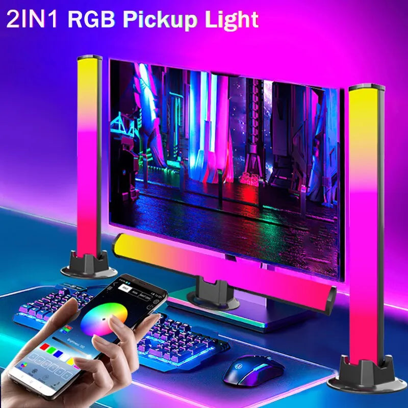 Smart LED Symphony Sound Control Pickup Light RGB Music