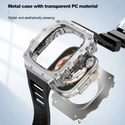 Stainless Steel Case Modification Kit for Apple Watch Ultra