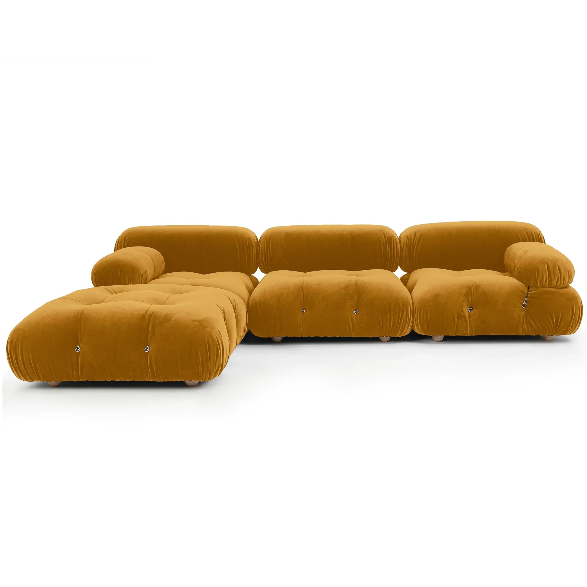 Suede Module Sofa Sectional Sofa Couches Family Living Room
