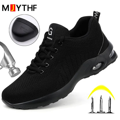 Summer Air Cushion Work Safety Shoes For Men Women