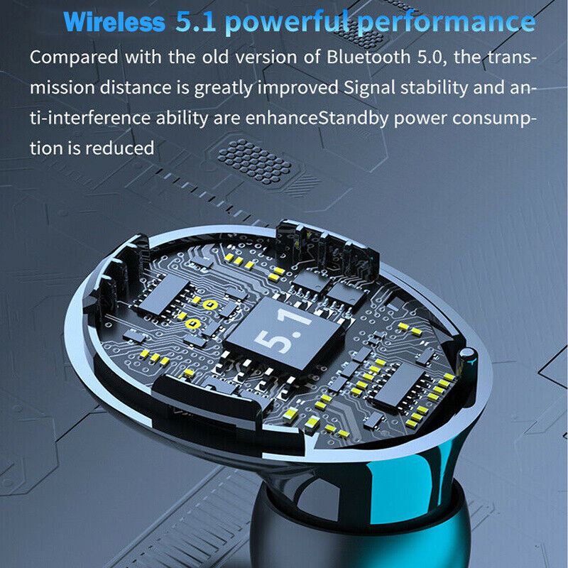 TWS Wireless Earbuds Bluetooth 5.0 Waterproof Headset Headphones Bluetooth Earphones Sport Waterproof Headset-Masscheap
