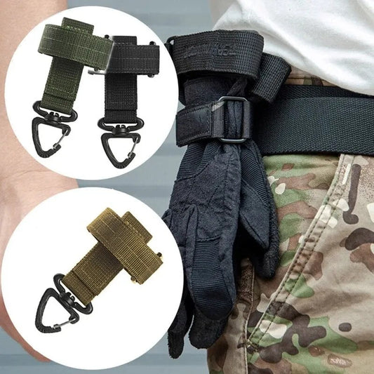 Ultimate Tactical Gear Clip: Mountaineering Buckle Outdoor Keychain for Keychain Gloves, Rope, Pouch, and Belt-Masscheap