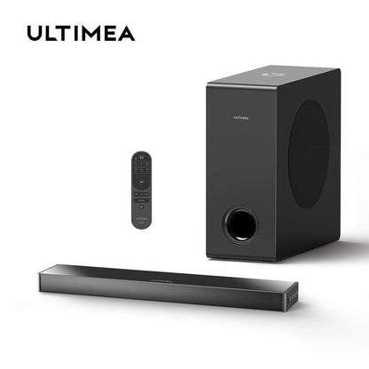 ULTIMEA Sound Bars for TV with Subwoofer Ultra-Slim 2.1ch