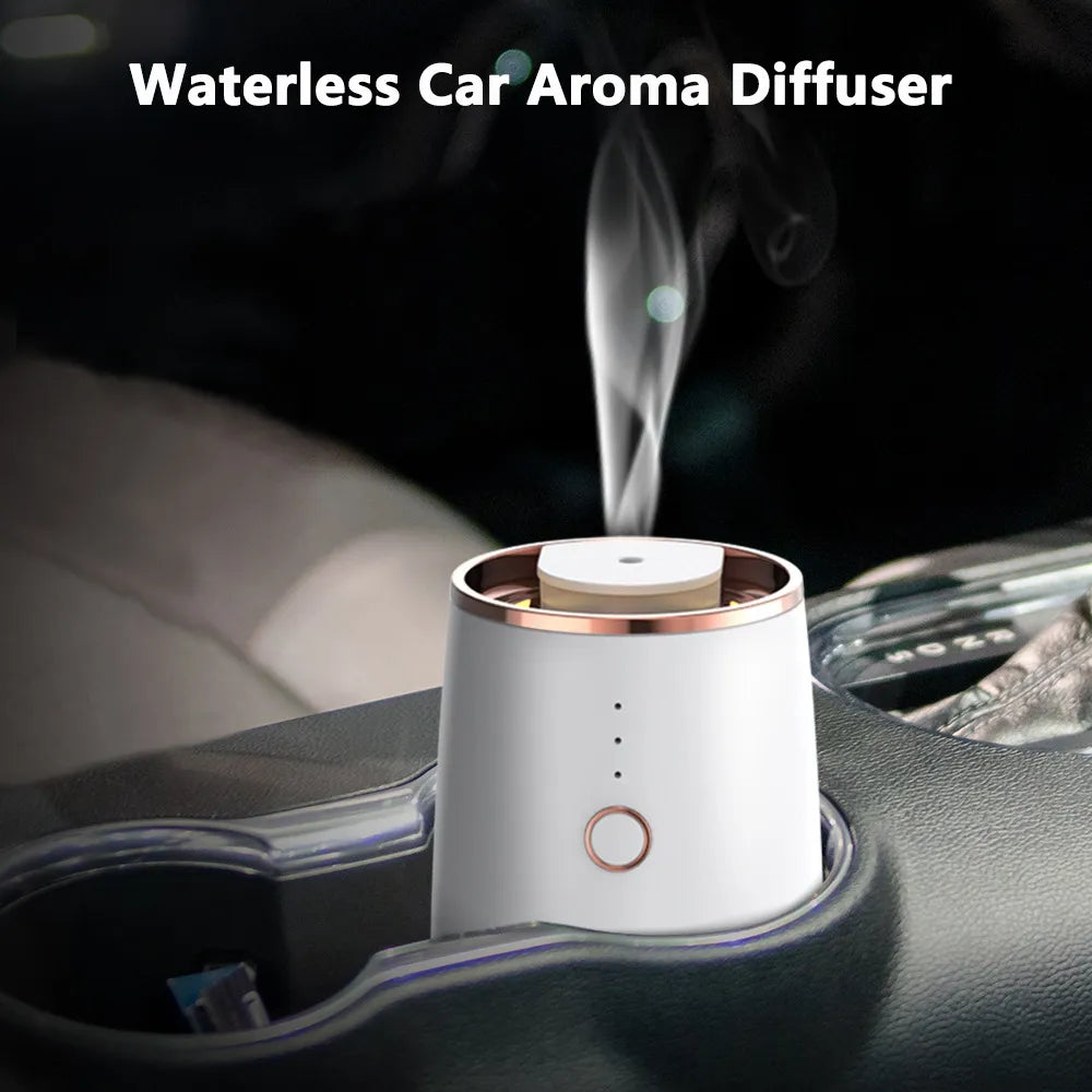 Waterless Car Aroma Diffuser USB Essential Oil Diffuser