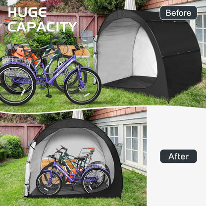 Waterproof Bike Storage Tent Shed Shelter (5.3ft