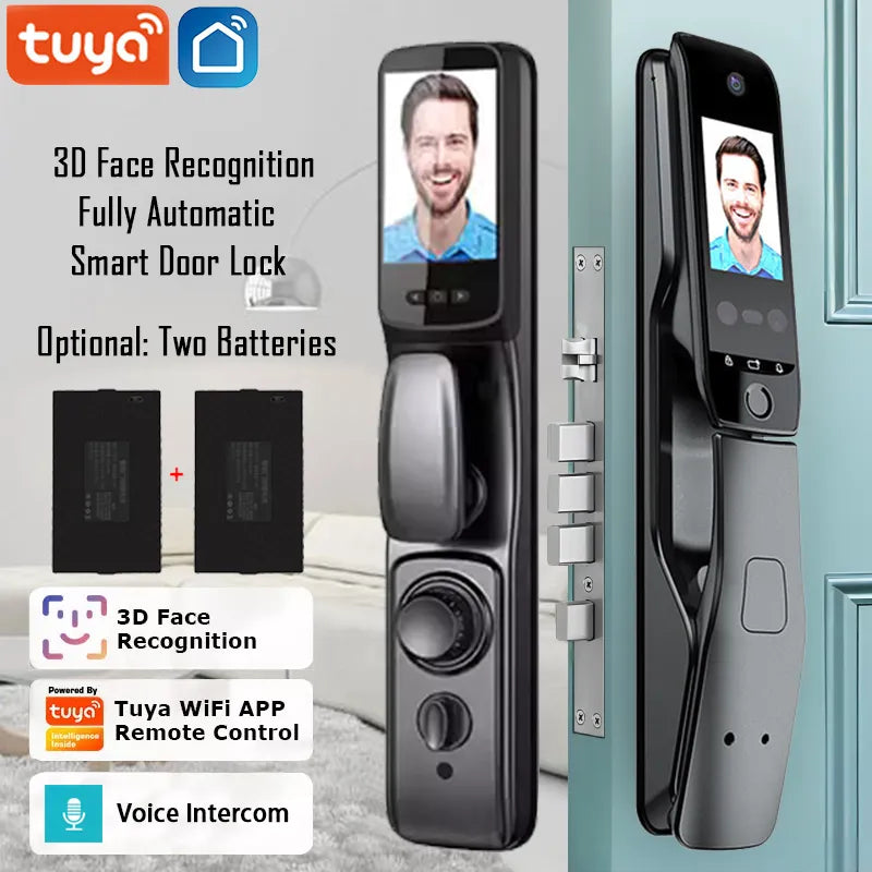 WiFi Tuya APP Voice Intercom Digital Door Lock High