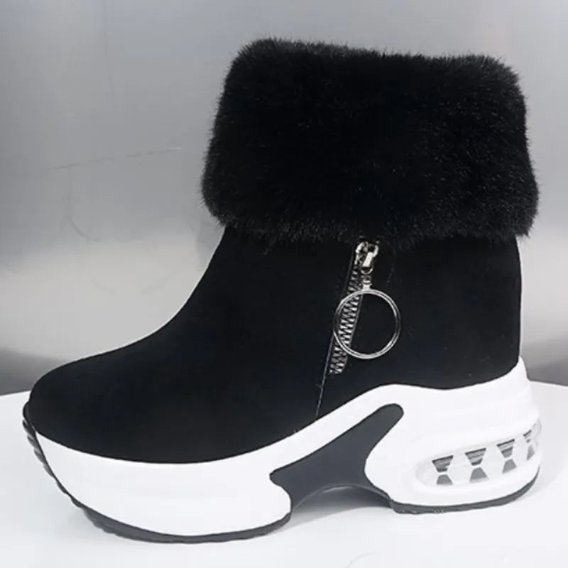 Winter Women Warm Sneakers Platform Snow Boots 2023 Ankle